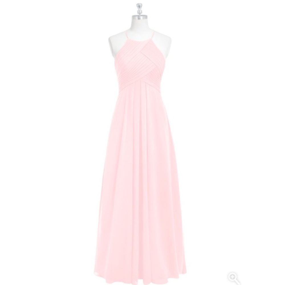 Azazie Blushing Pink Bridesmaids Dress